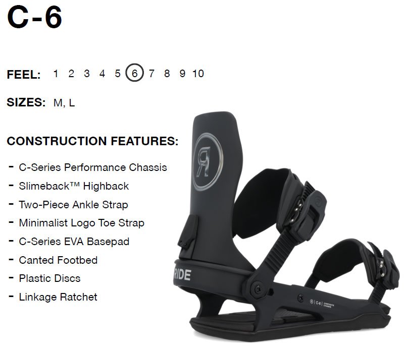 楽天市場】25-26 RIDE/ライド C-6 シーシックス メンズ レディース