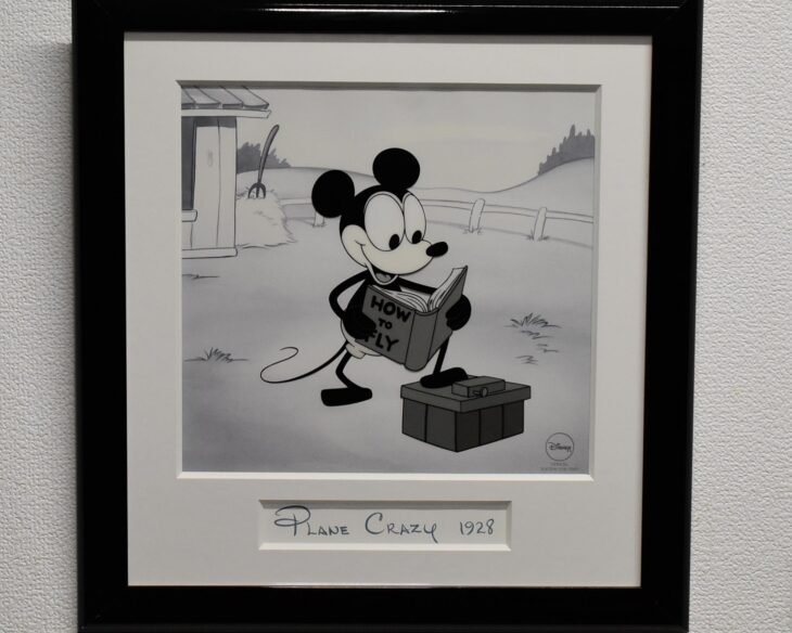 ディズニー セル画『Pilot Mickey』 買取価格相場｜骨董品買取 緑和堂