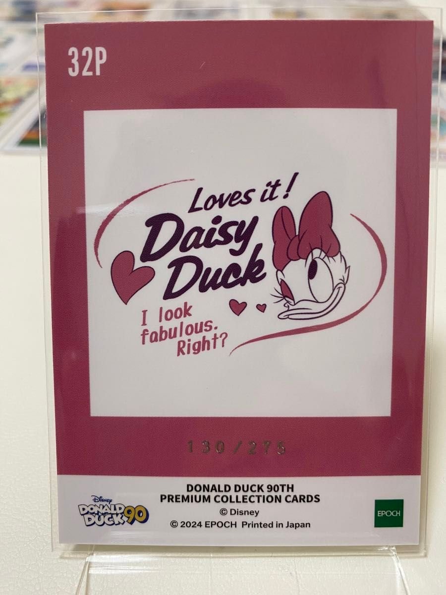 EPOCH エポック ドナルドダック90周年プレミアムコレクションカード
