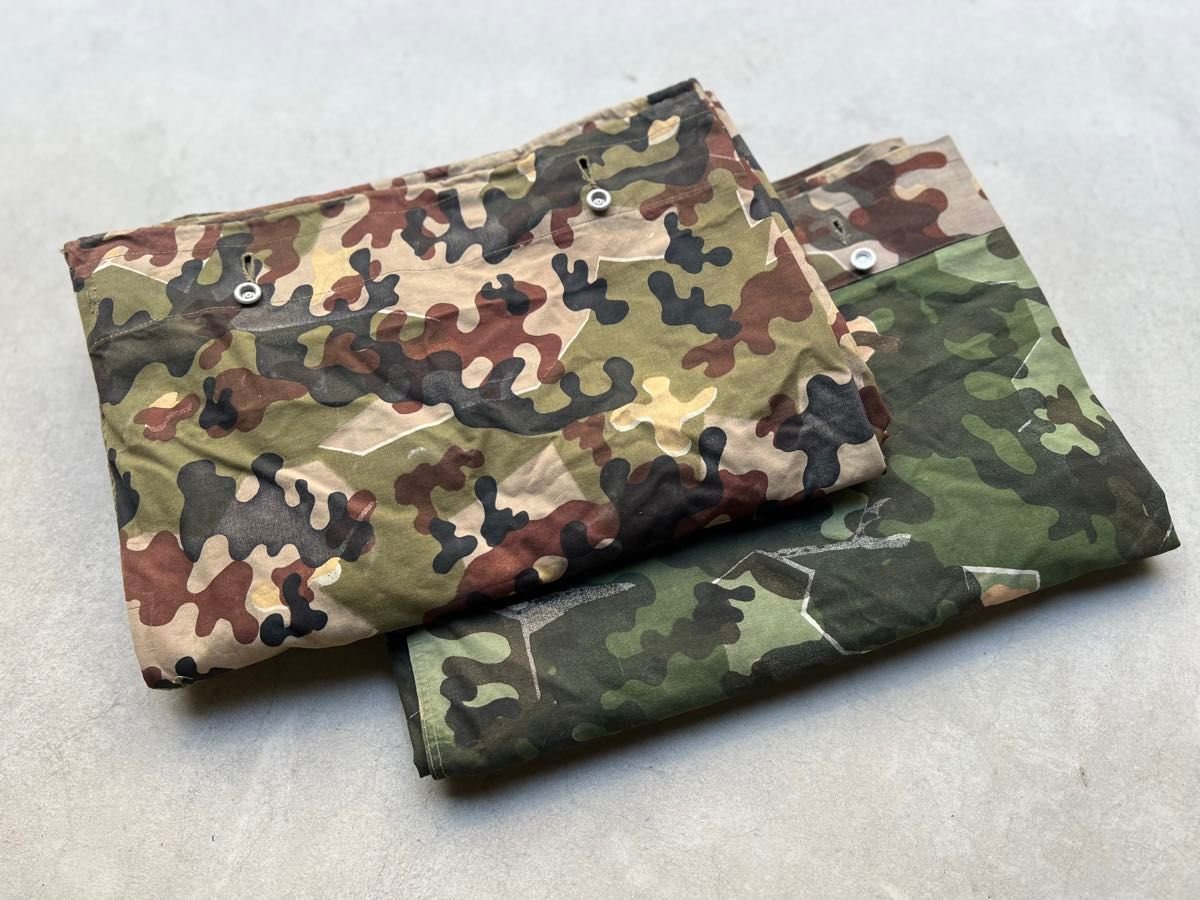 50s 西ドイツ軍 軍幕 アメーバカモ シェルターハーフ パップテント