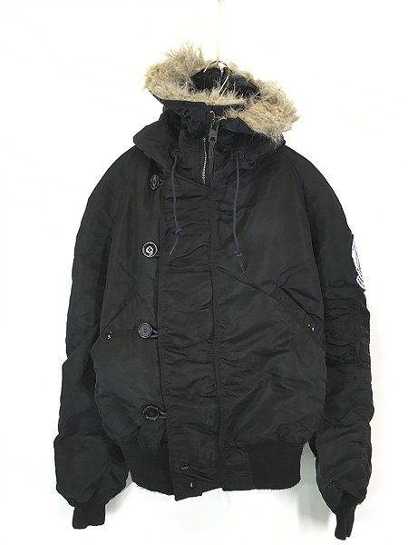 古着 80s USA製 ALPHA INDUSTRIES N-2B 6278F ファー フード