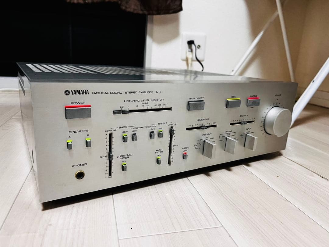 YAMAHA A-8 プリメインアンプ　￥169,000(1981年頃) A-8